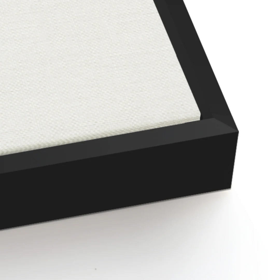 'Graceful Rose' framed canvas