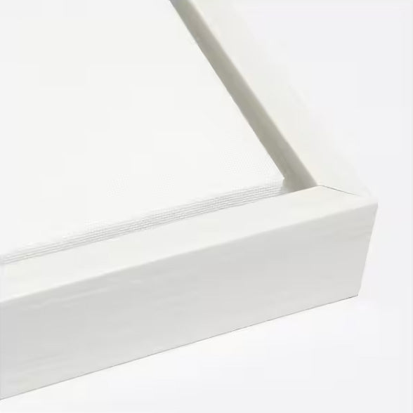 'Graceful Rose' framed canvas