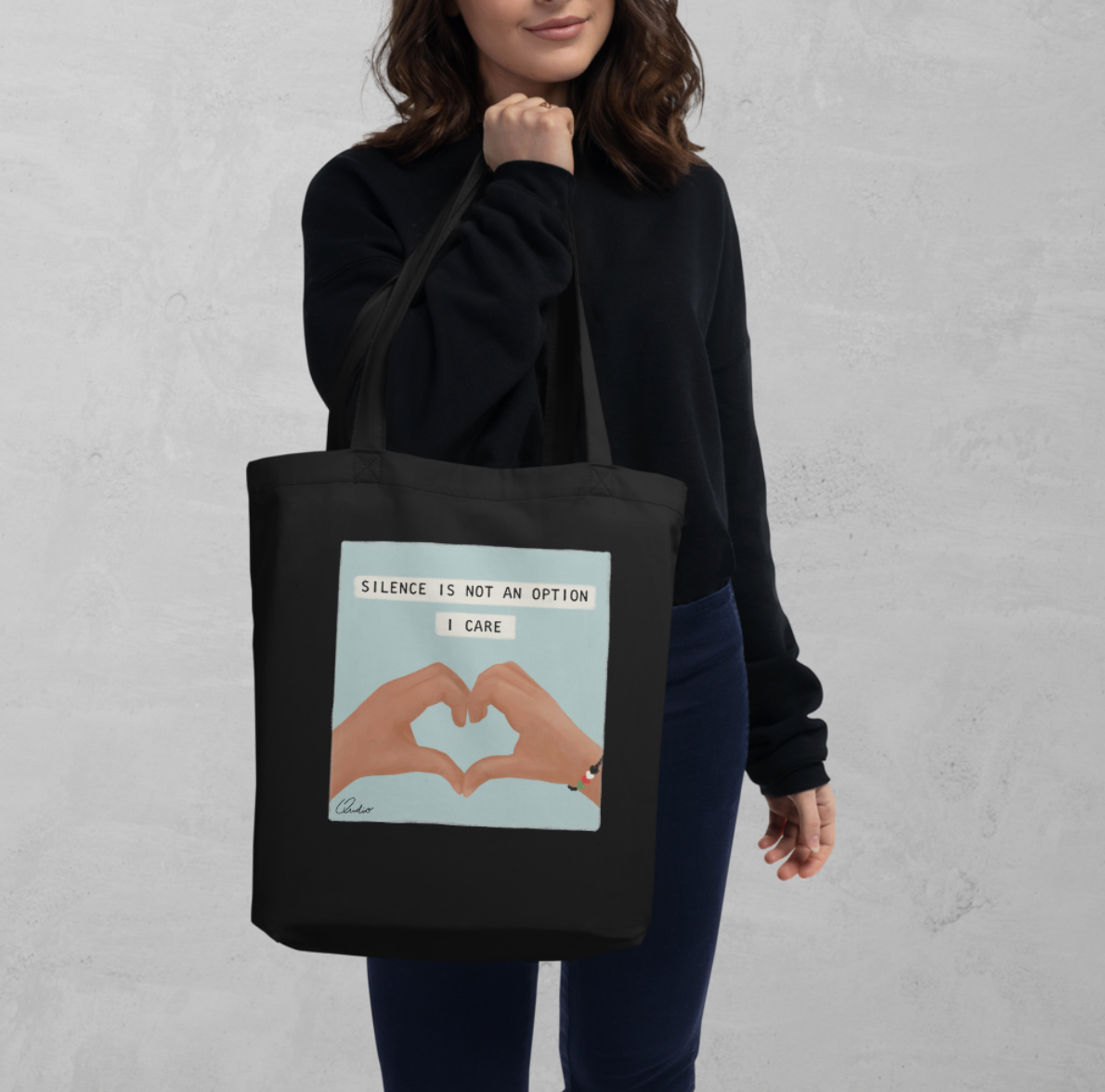 'I care' Eco Tote Bag