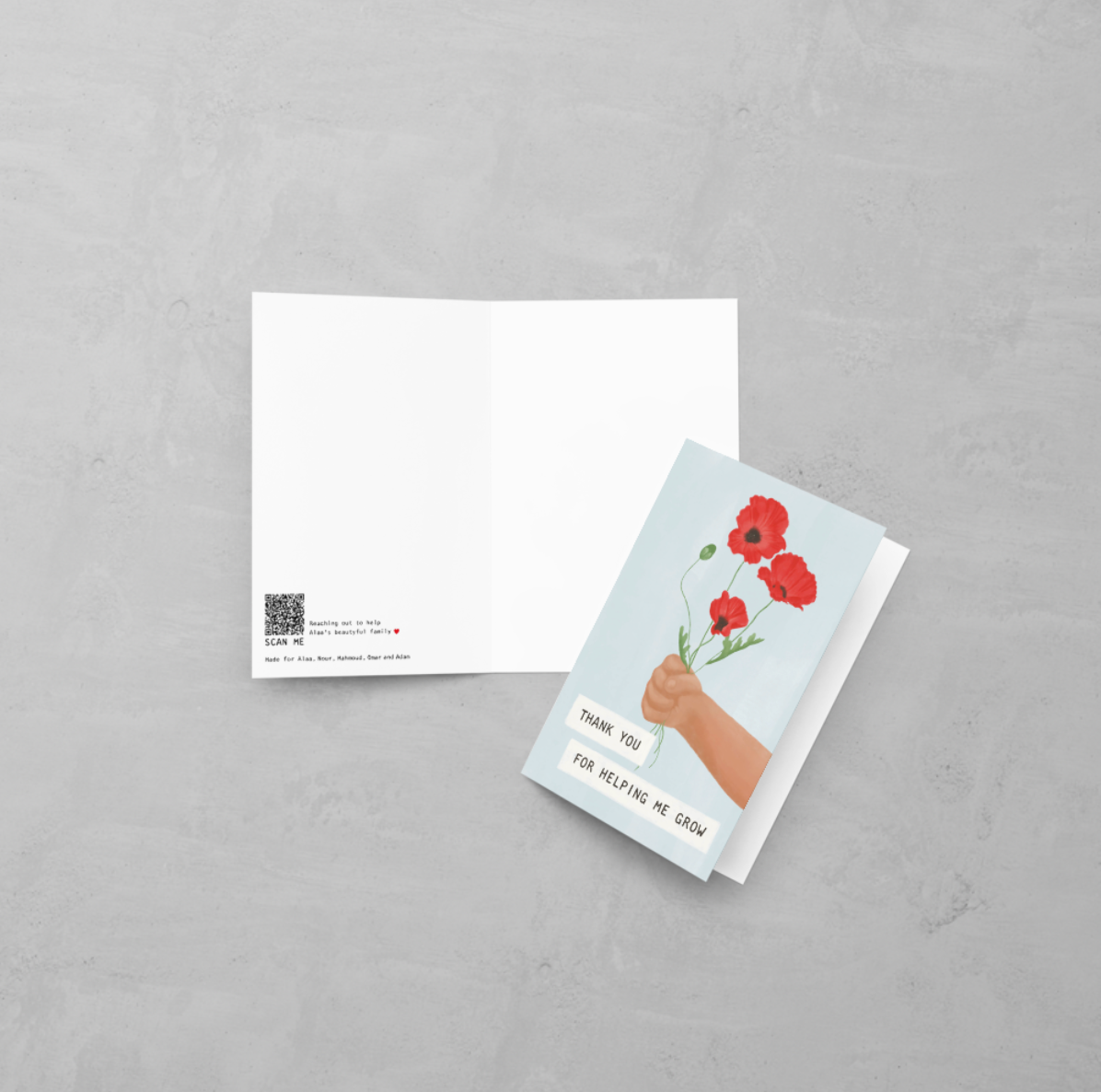 'Poppy' card
