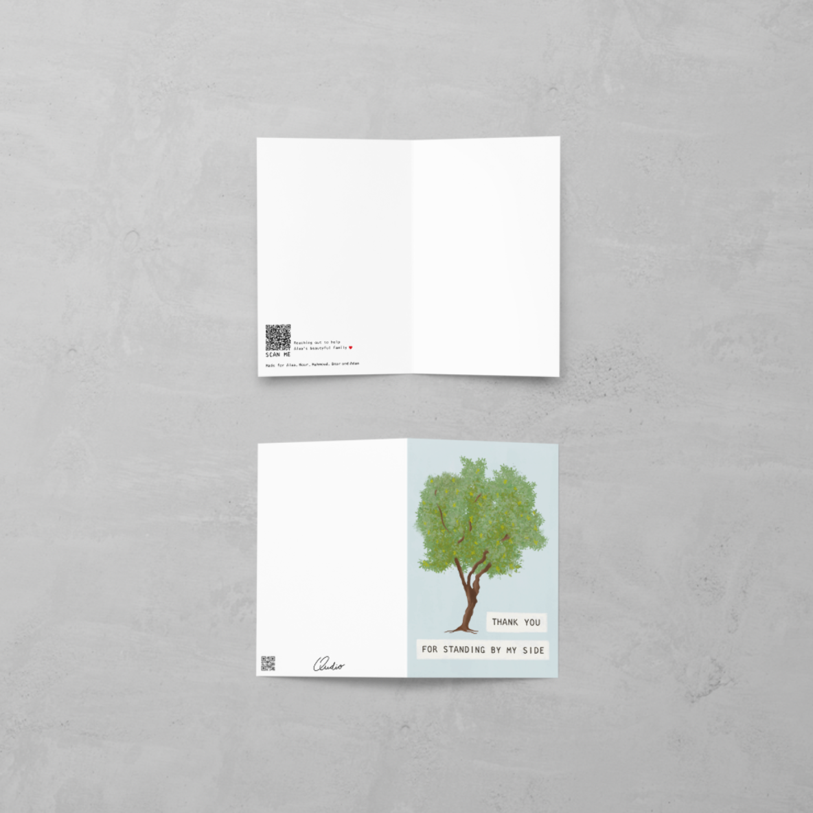 'Olive tree' card