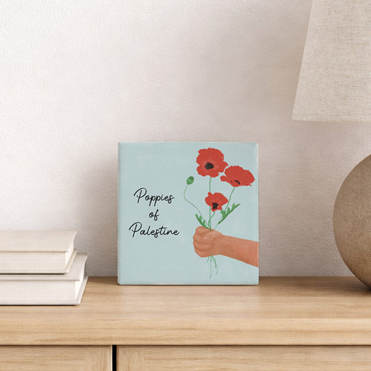 Tegeltje 'Poppy's'